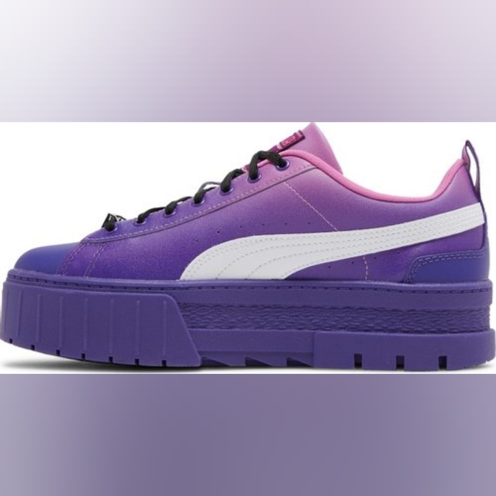 New Puma x Bratz Mayze Platform Sneakers Prism Violet Bratz Shoes Sz 8.5 Shoes - Picture 8 of 15